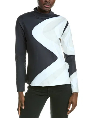 Spyder Chute Turtleneck Top In Black