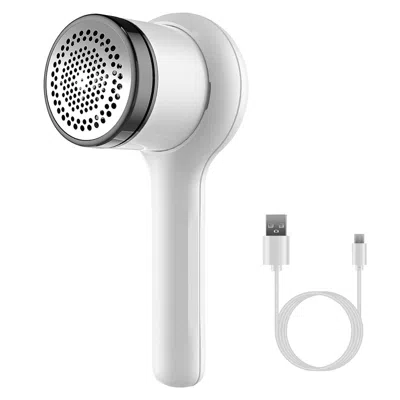 Vandl Electric Lint Shaver Usb Rechargeable Fabric Clothes Lint Fluff Remover Fuzz Pilling Trimmer Sweater In White
