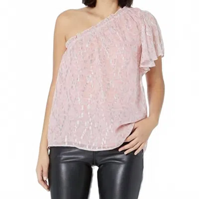 Ramy Brook Printed Eleanor Top In Flirt Combo In Pink