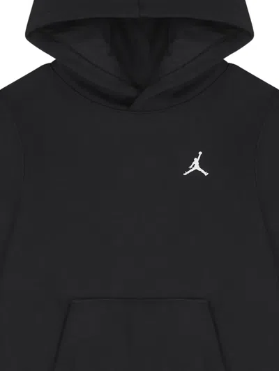 Jordan Logo-detailed Hoodie In Black