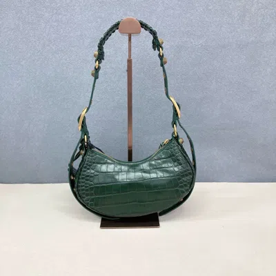 Balenciaga Women Pre-loved Bag Brand New Condition In Green