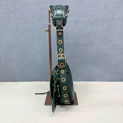 Balenciaga Women Pre-loved Bag Brand New Condition In Green