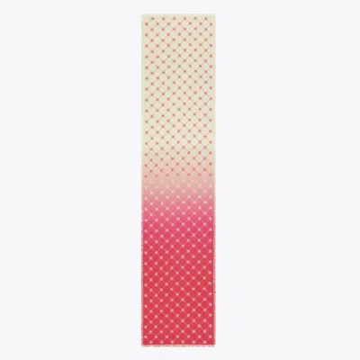 Tory Burch Damen T Monogram Oblong Scarf In Pink