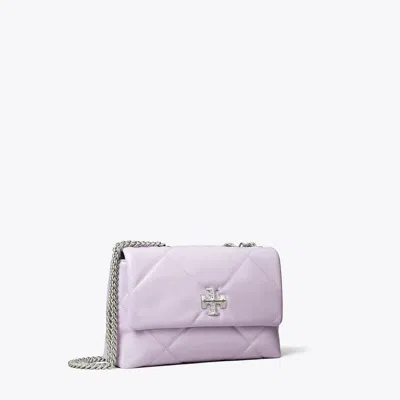 Tory Burch Damen Kleine, Wandelbare Kira Schultertasche Mit Rautensteppung In Purple