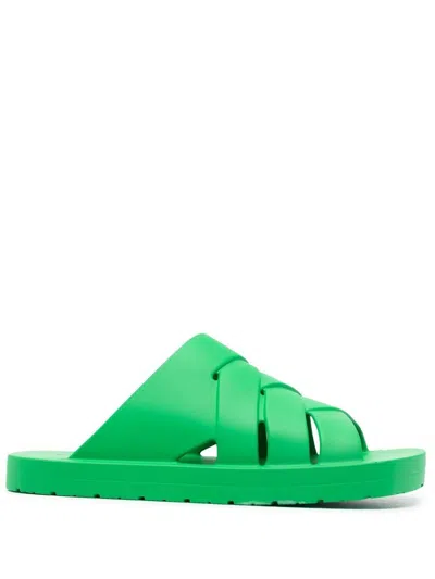 Bottega Veneta Parakeet Crossover Strap Slides In Multi