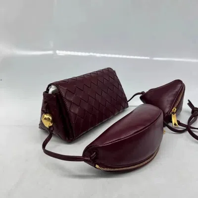 Bottega Veneta Women Pre-loved Bag Brand New Condition In Burgundy