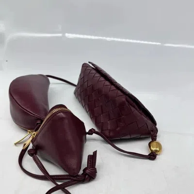 Bottega Veneta Women Pre-loved Bag Brand New Condition In Burgundy