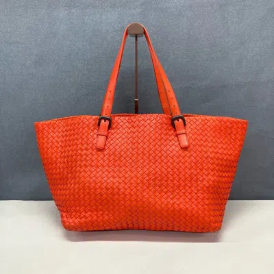 Bottega Veneta Women Pre-loved Bag Very Good Condition In Red
