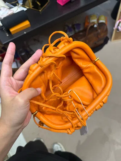 Bottega Veneta Women Pre-loved Bag Very Good Condition In Orange