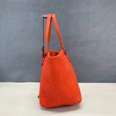 Bottega Veneta Women Pre-loved Bag Very Good Condition In Red