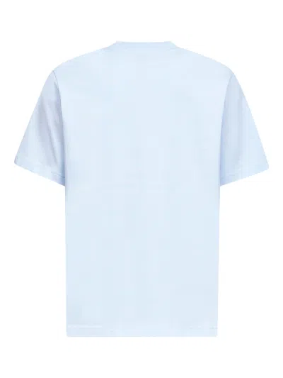Casablanca Men Light Blue Airbrush Smiley T-shirt In Blue