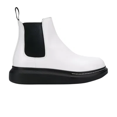 Pre-owned Alexander Mcqueen Hybrid Ankle Boot 'ivory Black' | White | Men's Size 45