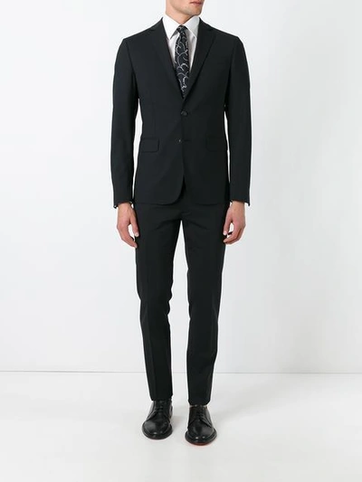 Shop Dsquared2 'paris' Two-piece Suit In Black