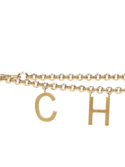Chloé Women Gold  Letters Jewelry Belt In Gold