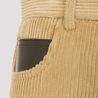 Bottega Veneta Corduroy Pants Women In Nude