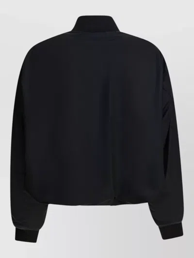 Givenchy Relaxed Fit Jacket With Ribbed Collar And Cuffs In Black