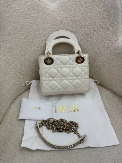 Dior Women Pre-loved Bag Brand New Condition In White