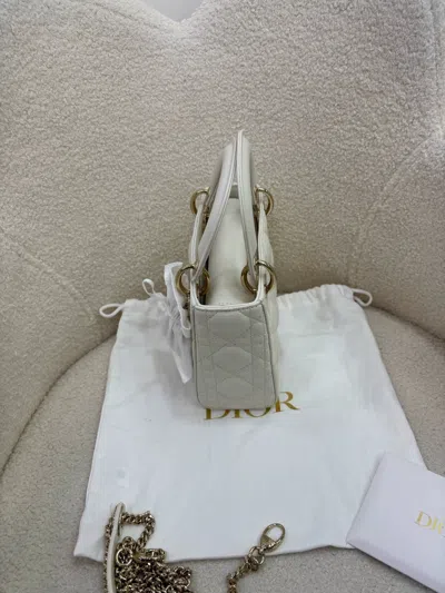 Dior Women Pre-loved Bag Brand New Condition In White