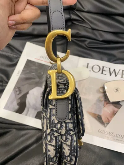 Dior Women Pre-loved Bag Very Good Condition In Blue