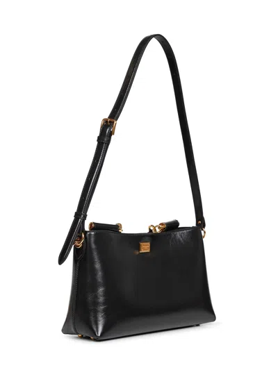 Dolce & Gabbana Women Black Handbag With Shoulder Strap In Black