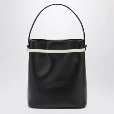 Ferragamo | Bucket Bag Black/mascarpone With Bow In Black