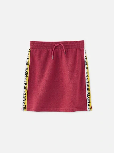 True Religion Girls Sweat Skirt In Red