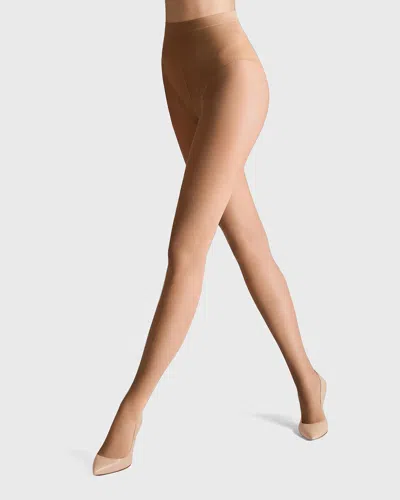 Wolford Tummy Control Tights In Brown
