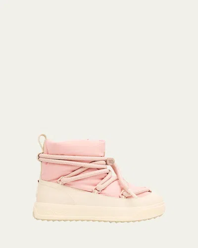 Moncler Altive Mid Snow Boots In Pink
