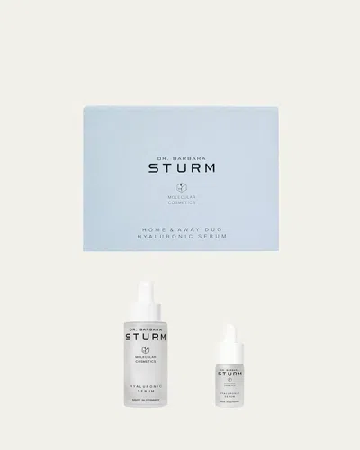 Dr Barbara Sturm Hyaluronic Serum Home & Away Gift Set In Transparent