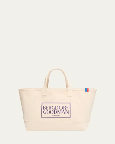 Kule The Bg Medium Canvas Tote Bag In Neutral