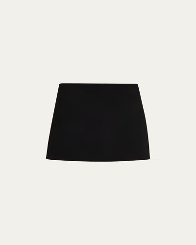 A.l.c Edie Tux Mini Skirt In Black
