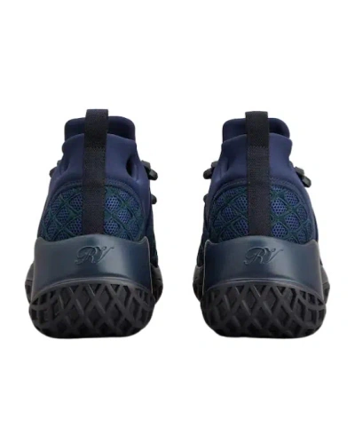 Roger Vivier Viv' Run Sneakers In Fabric In Blue