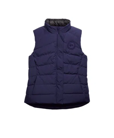 Canada Goose Freestyle Zip-fasteing Gilet In Blue