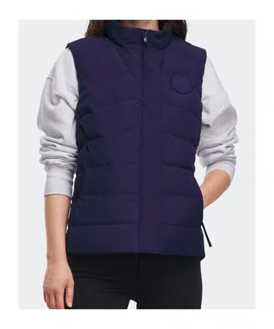 Canada Goose Freestyle Zip-fasteing Gilet In Blue