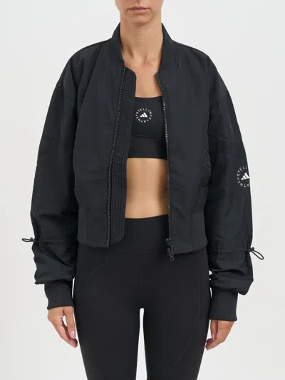Adidas By Stella Mccartney Bomber Jacket In Black