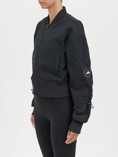 Adidas By Stella Mccartney Bomber Jacket In Black