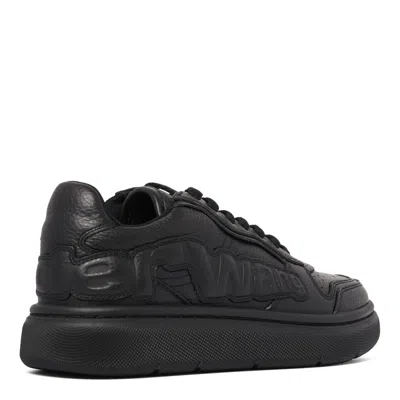 Alexander Wang Puff Logo-embossed Sneakers In Black