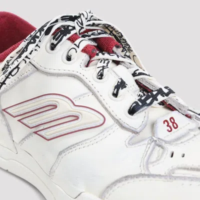 Balenciaga Hamptons Medium Worn-out Sneaker In White In White