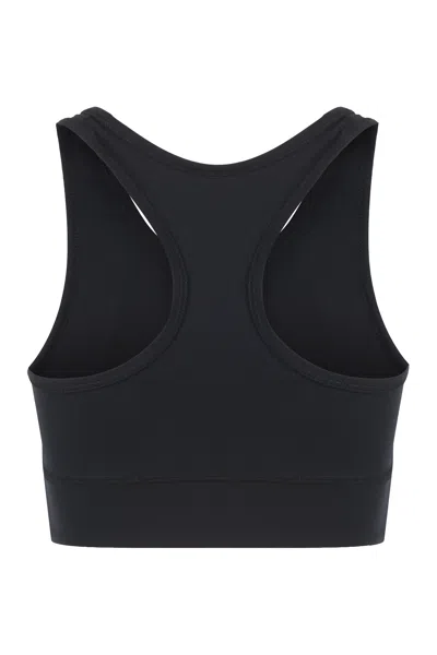 Balenciaga Activewear Sleeveless Top In Matt Nylon Blend In Black