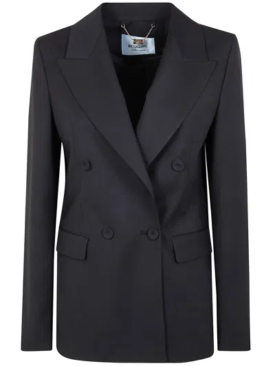 Blugirl Long-sleeved Suit Jacket In Black