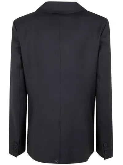 Blugirl Long-sleeved Suit Jacket In Black