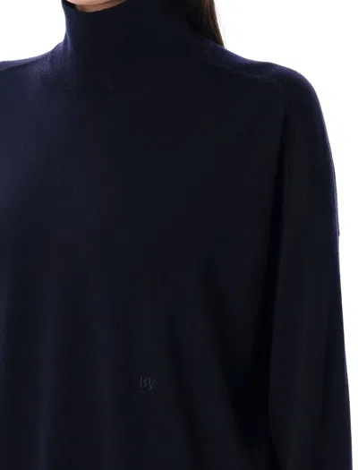 Bottega Veneta High Neck Sweater In Black