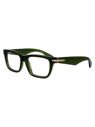 Burberry Green Injectate Glasses In Black