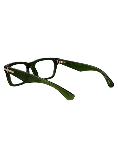 Burberry Green Injectate Glasses In Black