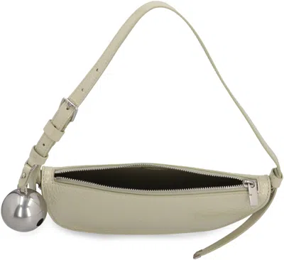 Burberry Patent Leather Shield Sling Shoulder Bag With Silver-tone Ch In Brown