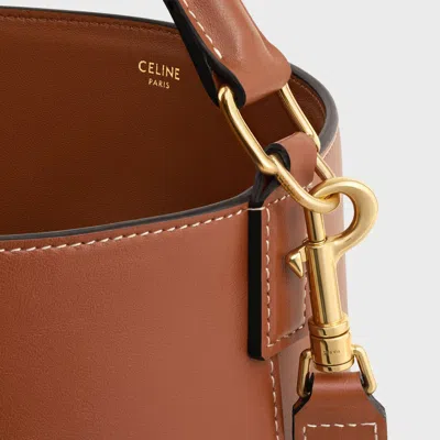 Celine Tan Calf Leather Medium Louise Shoulder Bag In Black