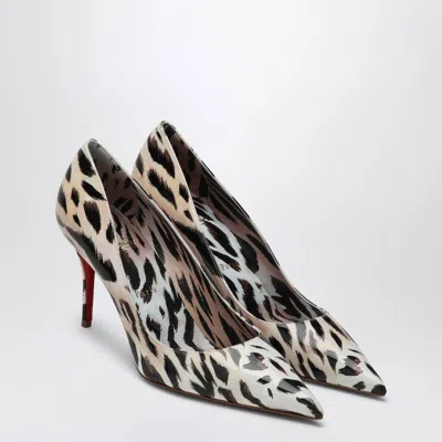 Christian Louboutin Miss Z Pumps In Gigi Printed Patent Calfskin Leather In Animal Print