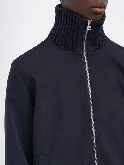 Daniele Alessandrini Wool Blend Jacket In Blue