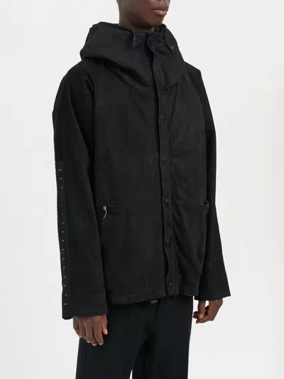 Daniele Basta Leather Ararat Jacket In Black