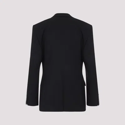 Balenciaga Standard Single-breasted Tailored Blazer In Black In Multi